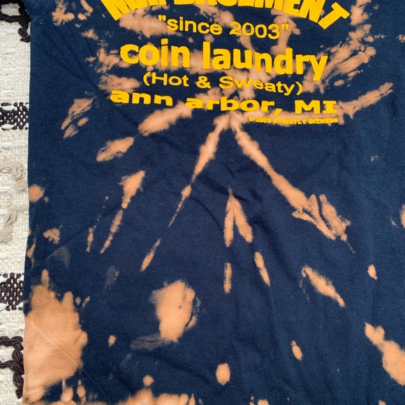 NWT reverse tie dye me basement Michigan s/s tee - Picture 8 of 14